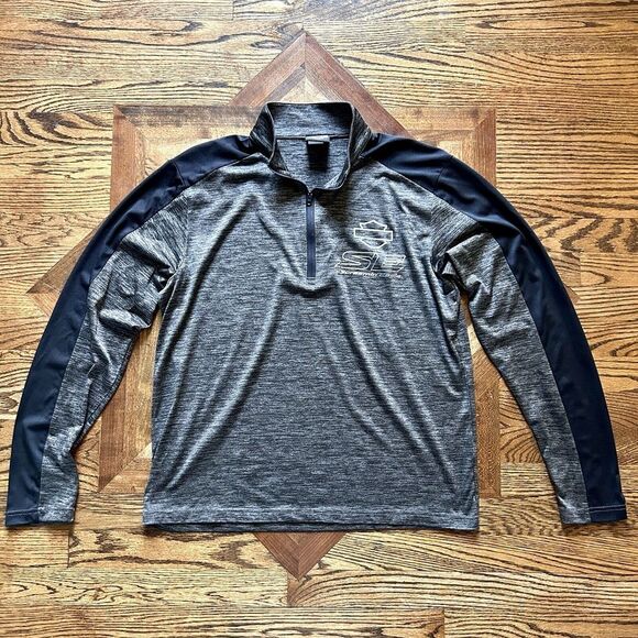 Harley-Davidson Quarter Zip Pullover - Picture 1 of 5